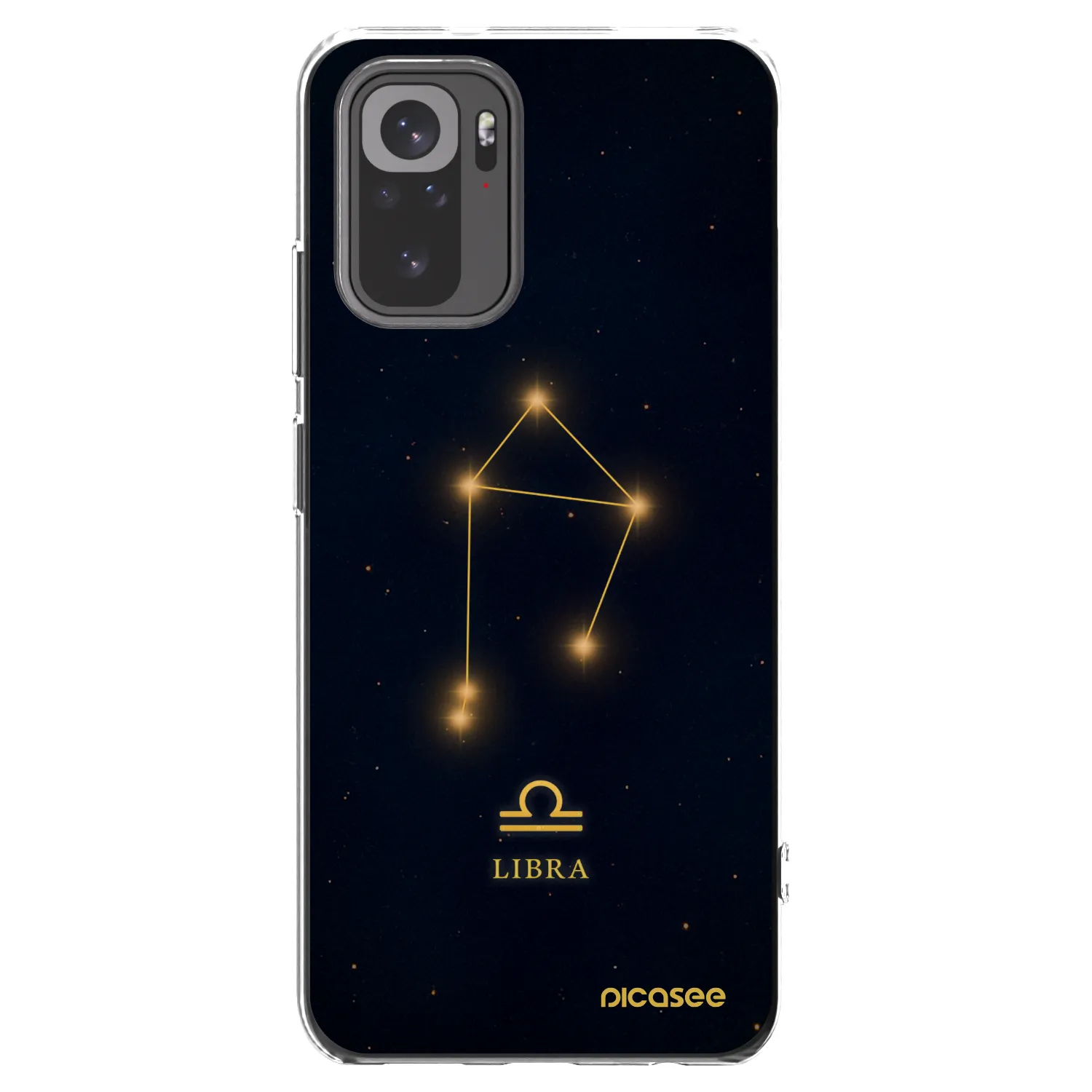 Picasee διαφανής θήκη σιλικόνης Xiaomi Redmi Note 10S - LIBRA