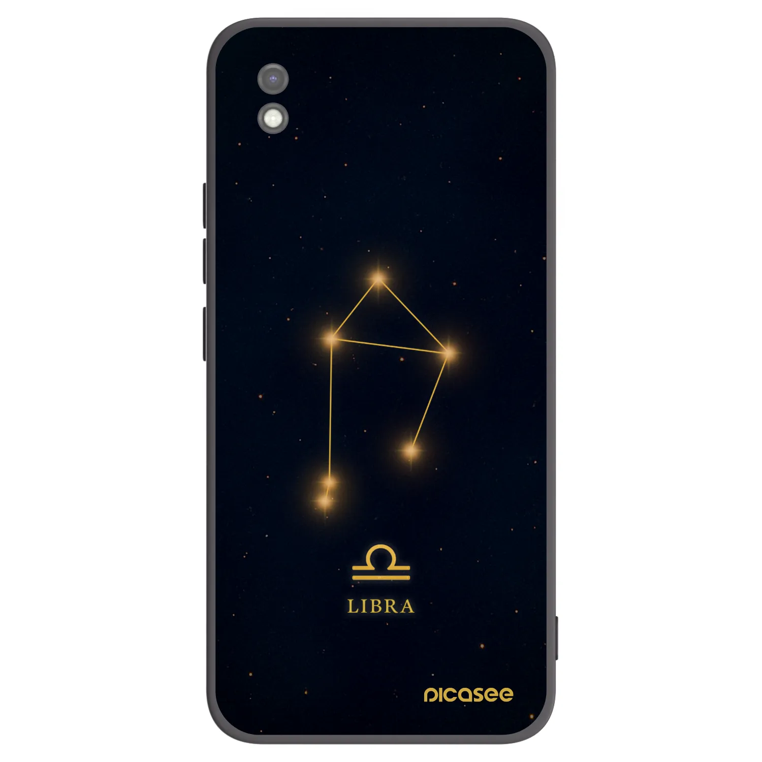 Picasee Μαύρη θήκη σιλικόνης για Xiaomi Redmi 9AT - LIBRA