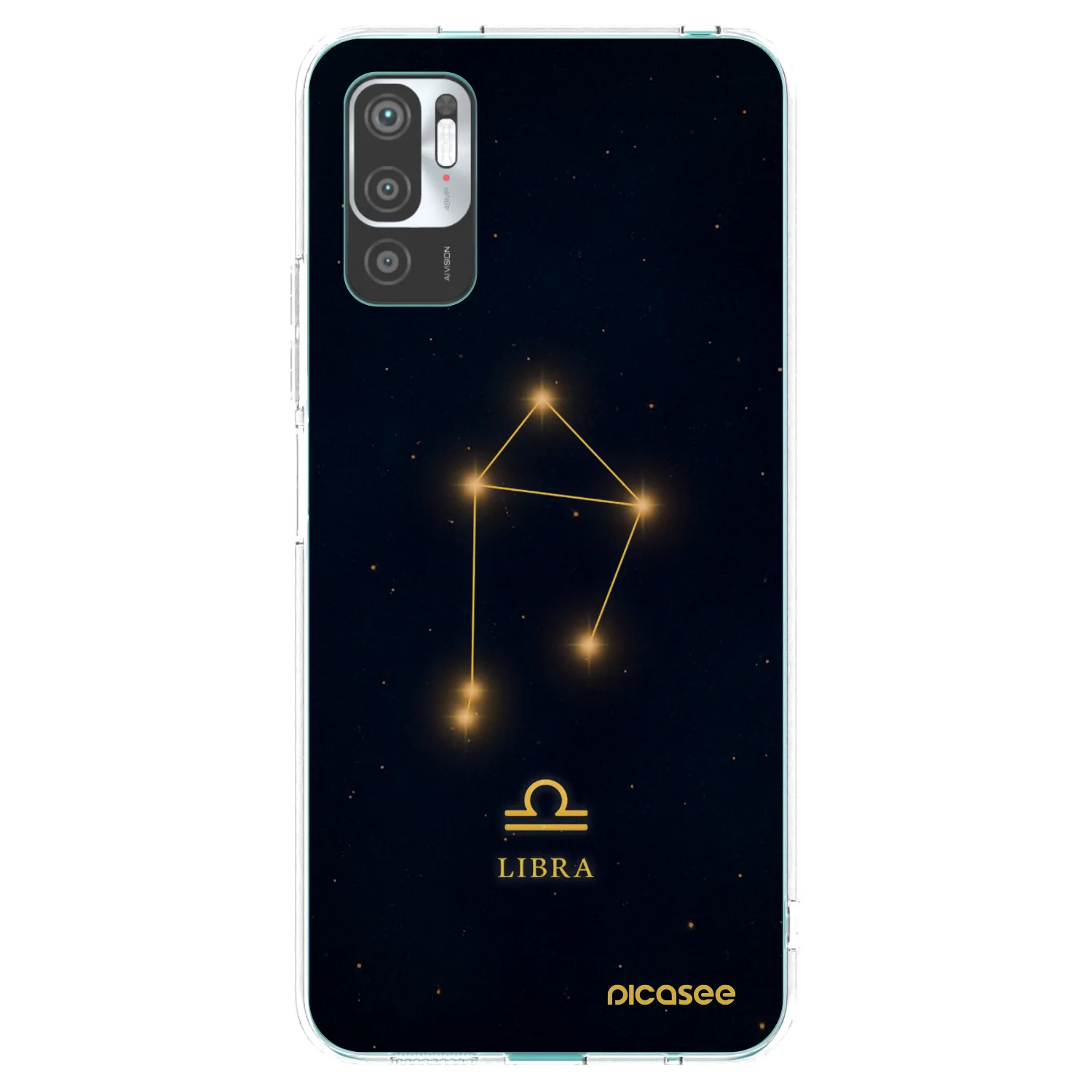 Picasee διαφανής θήκη σιλικόνης Xiaomi Redmi Note 10 5G - LIBRA