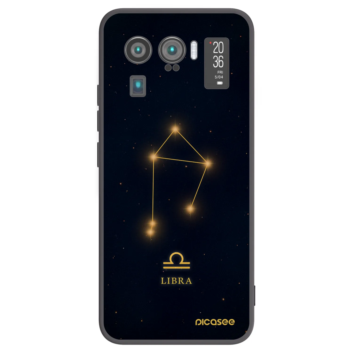 Picasee Μαύρη θήκη σιλικόνης για Xiaomi Mi 11 Ultra - LIBRA