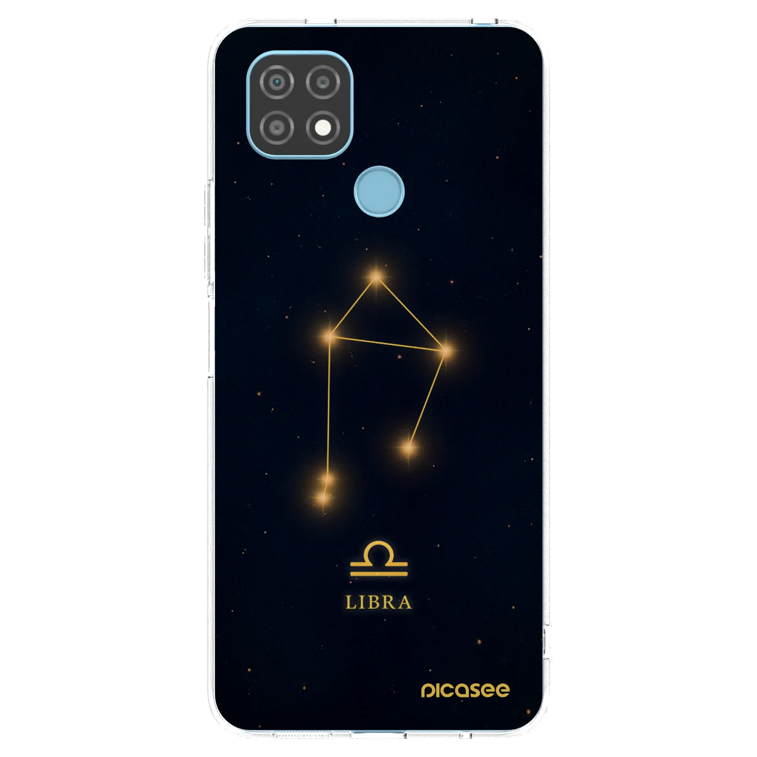 Picasee διαφανής θήκη σιλικόνης Realme C21 - LIBRA