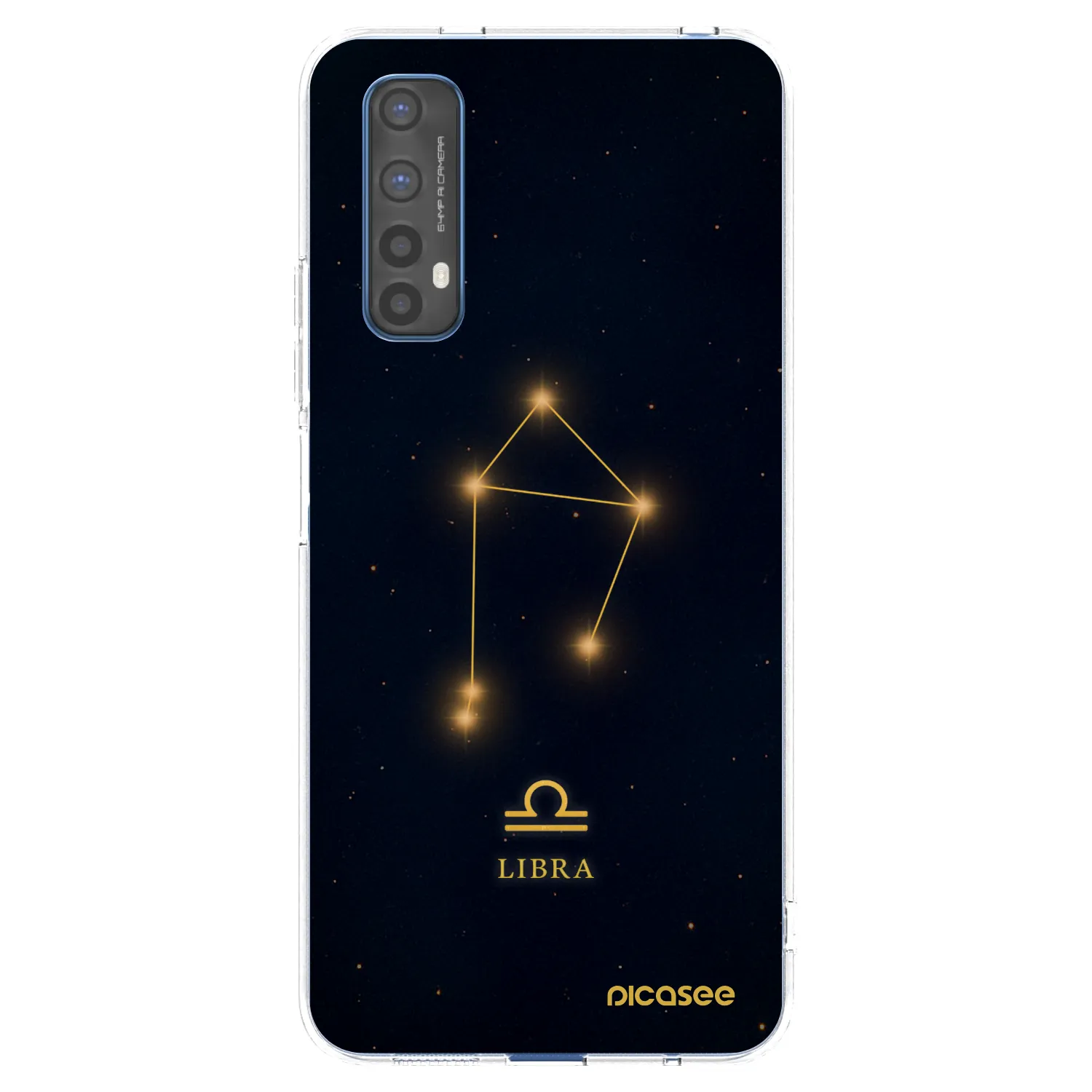 Picasee διαφανής θήκη σιλικόνης Realme 7 - LIBRA