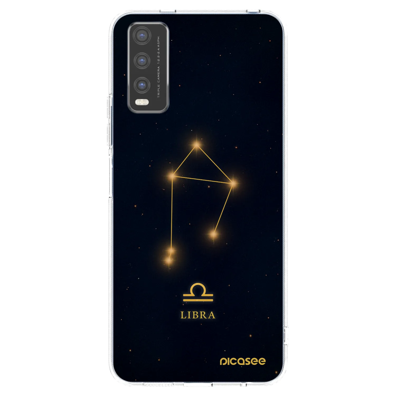 Picasee διαφανής θήκη σιλικόνης Vivo Y20s - LIBRA