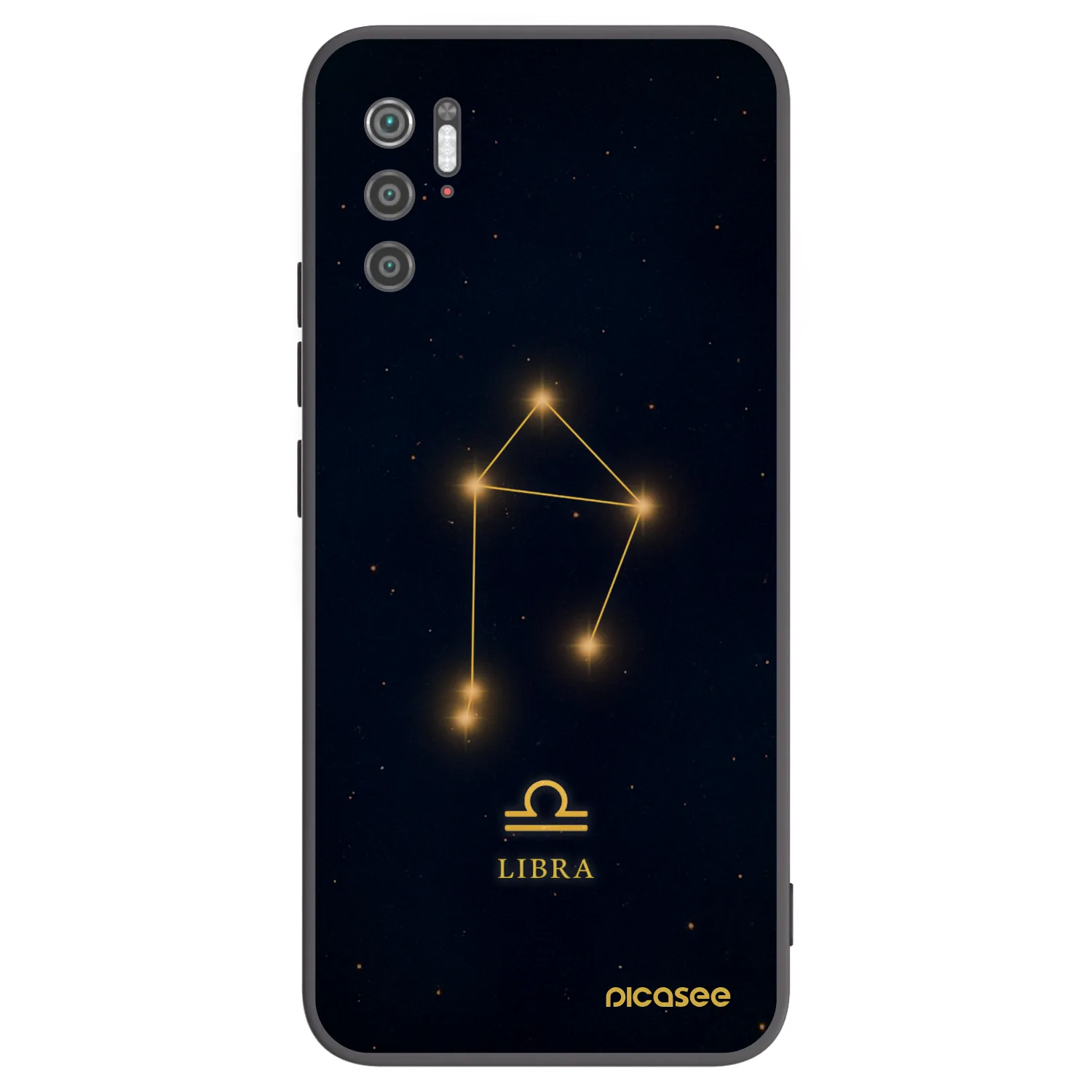 Picasee Μαύρη θήκη σιλικόνης για Xiaomi Poco M3 Pro 5G - LIBRA