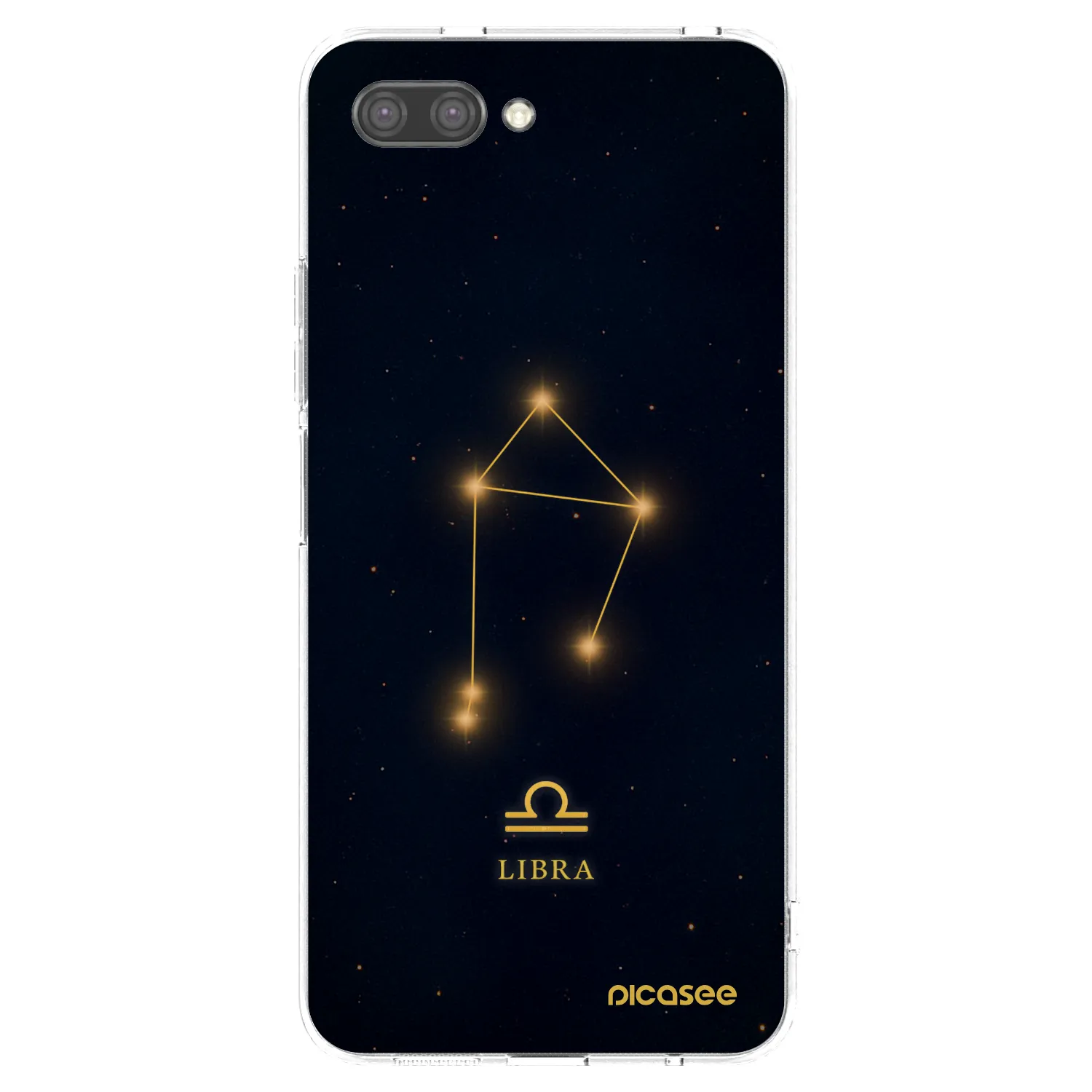 Picasee διαφανής θήκη σιλικόνης Honor 10 - LIBRA