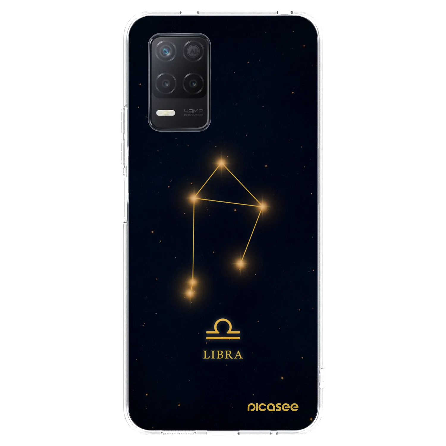 Picasee διαφανής θήκη σιλικόνης Realme 8 5G - LIBRA