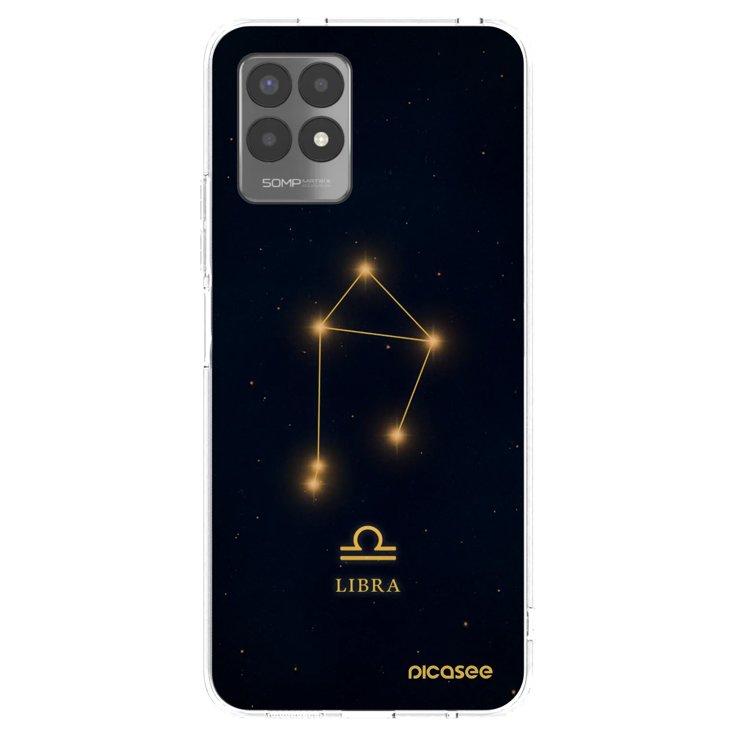 Picasee διαφανής θήκη σιλικόνης Realme 8i - LIBRA