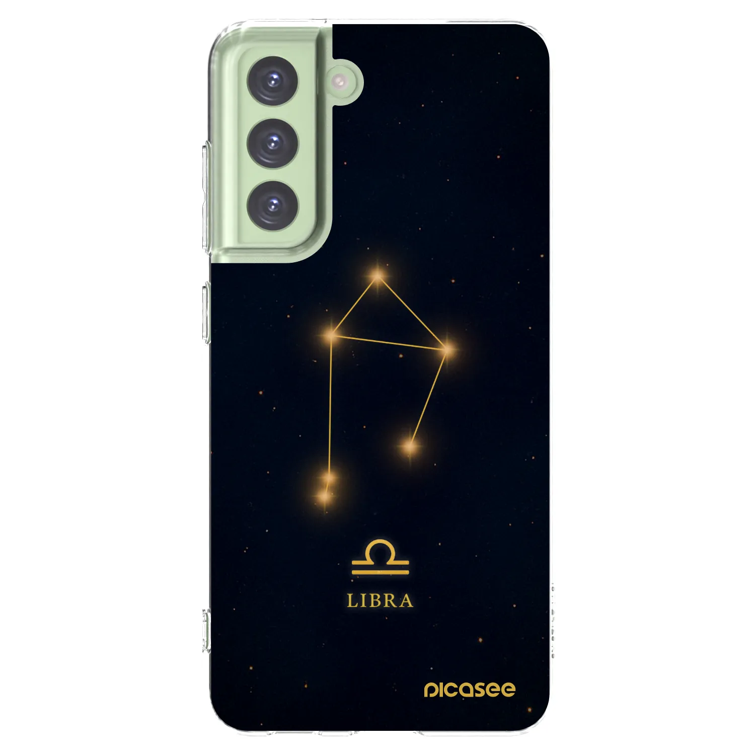 Picasee διαφανής θήκη σιλικόνης Samsung Galaxy S21 FE 5G - LIBRA