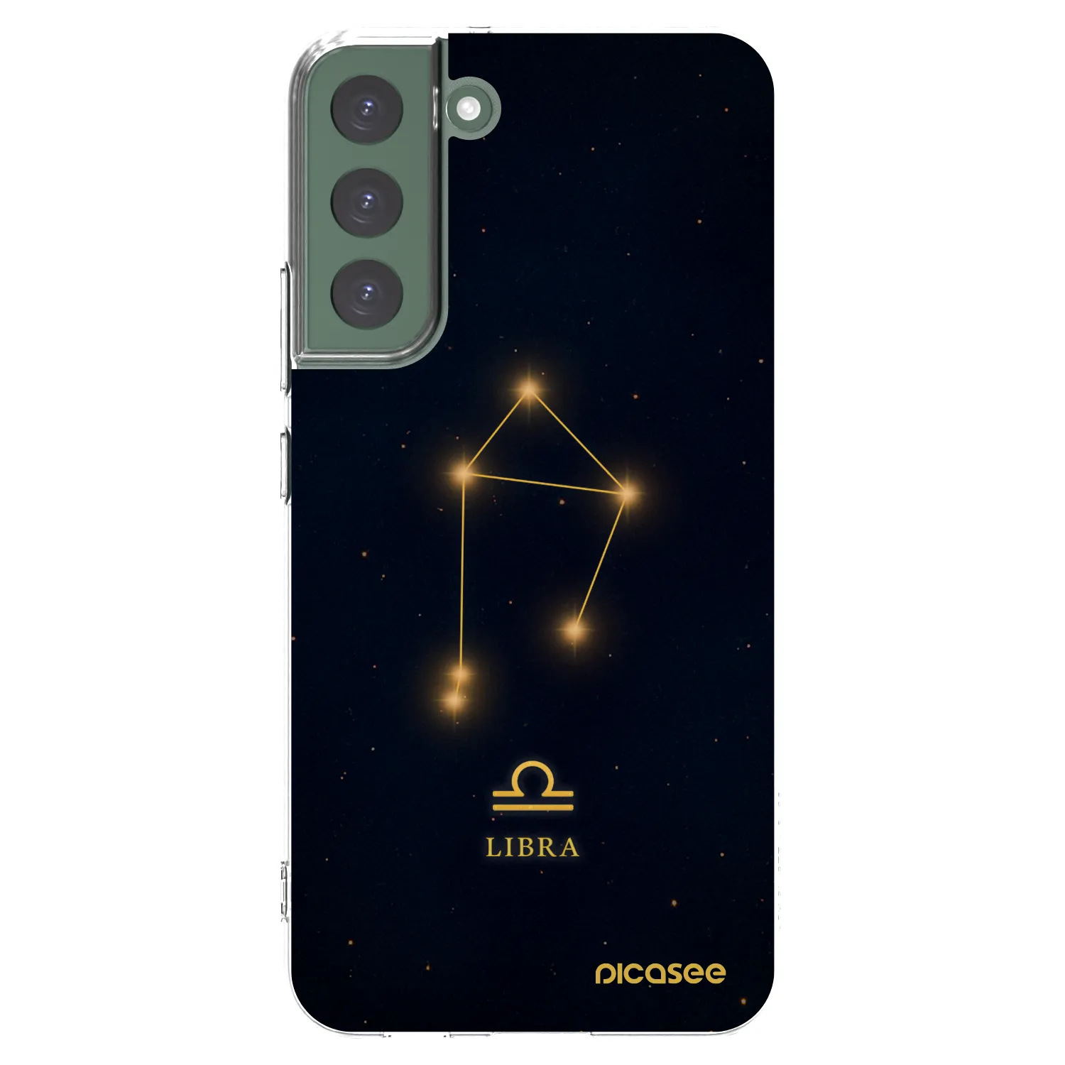 Picasee διαφανής θήκη σιλικόνης Samsung Galaxy S22+ 5G - LIBRA