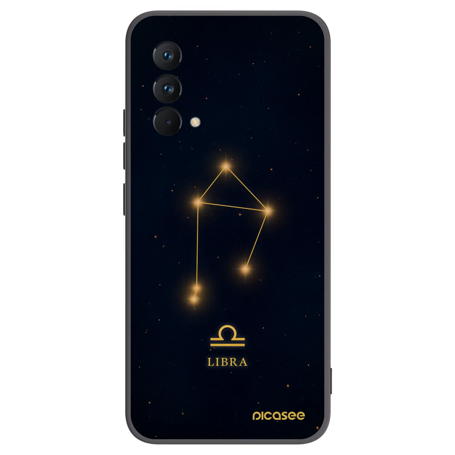 Picasee Μαύρη θήκη σιλικόνης για Realme GT Master Edition 5G - LIBRA