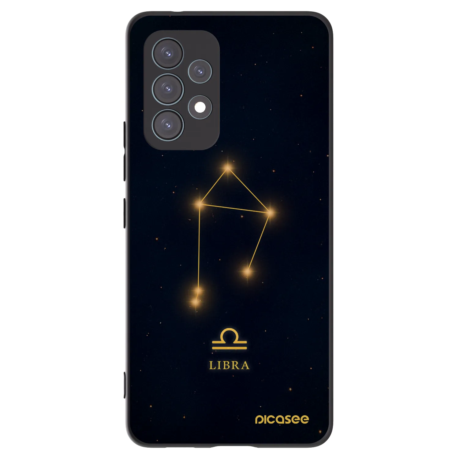 Picasee Μαύρη θήκη σιλικόνης για Samsung Galaxy A53 5G A536 - LIBRA