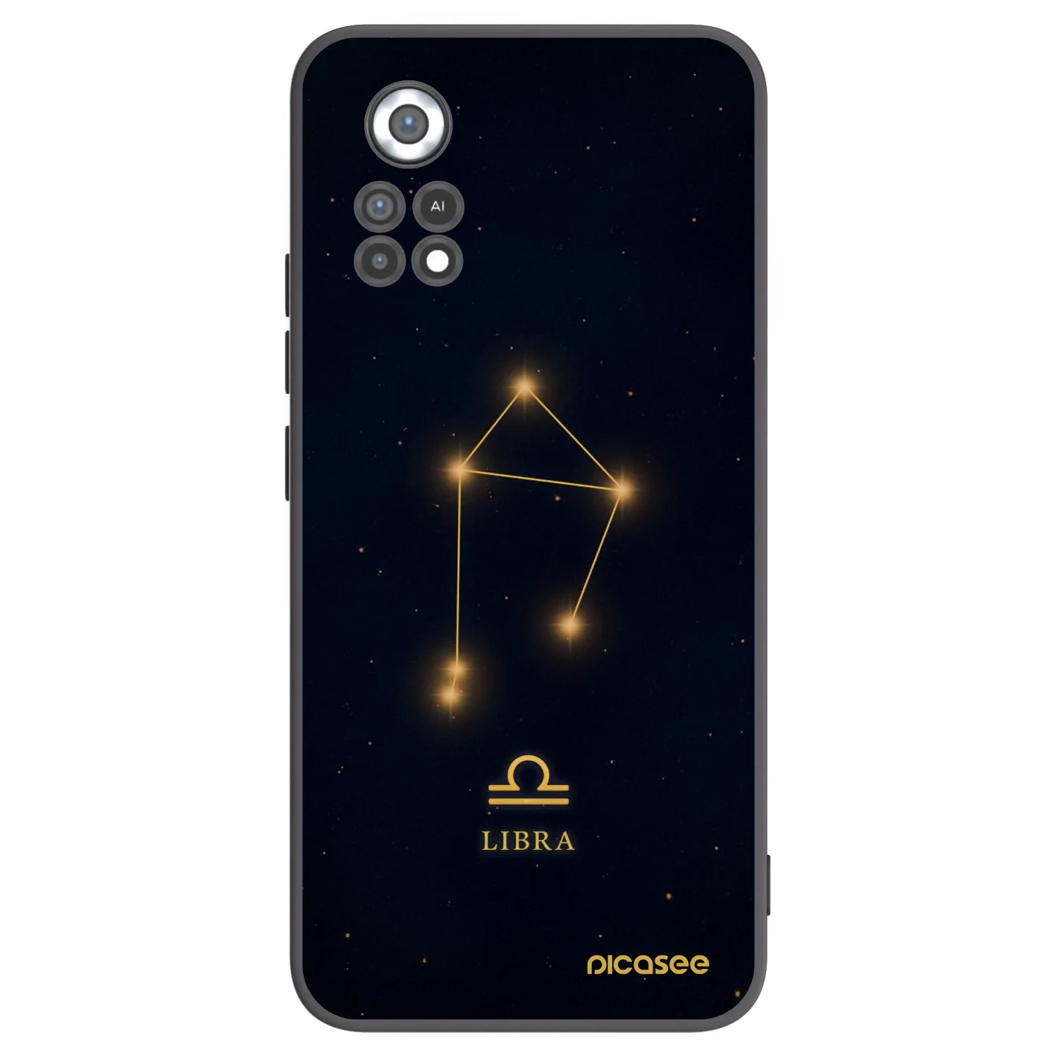 Picasee Μαύρη θήκη σιλικόνης για Xiaomi Poco X4 Pro 5G - LIBRA