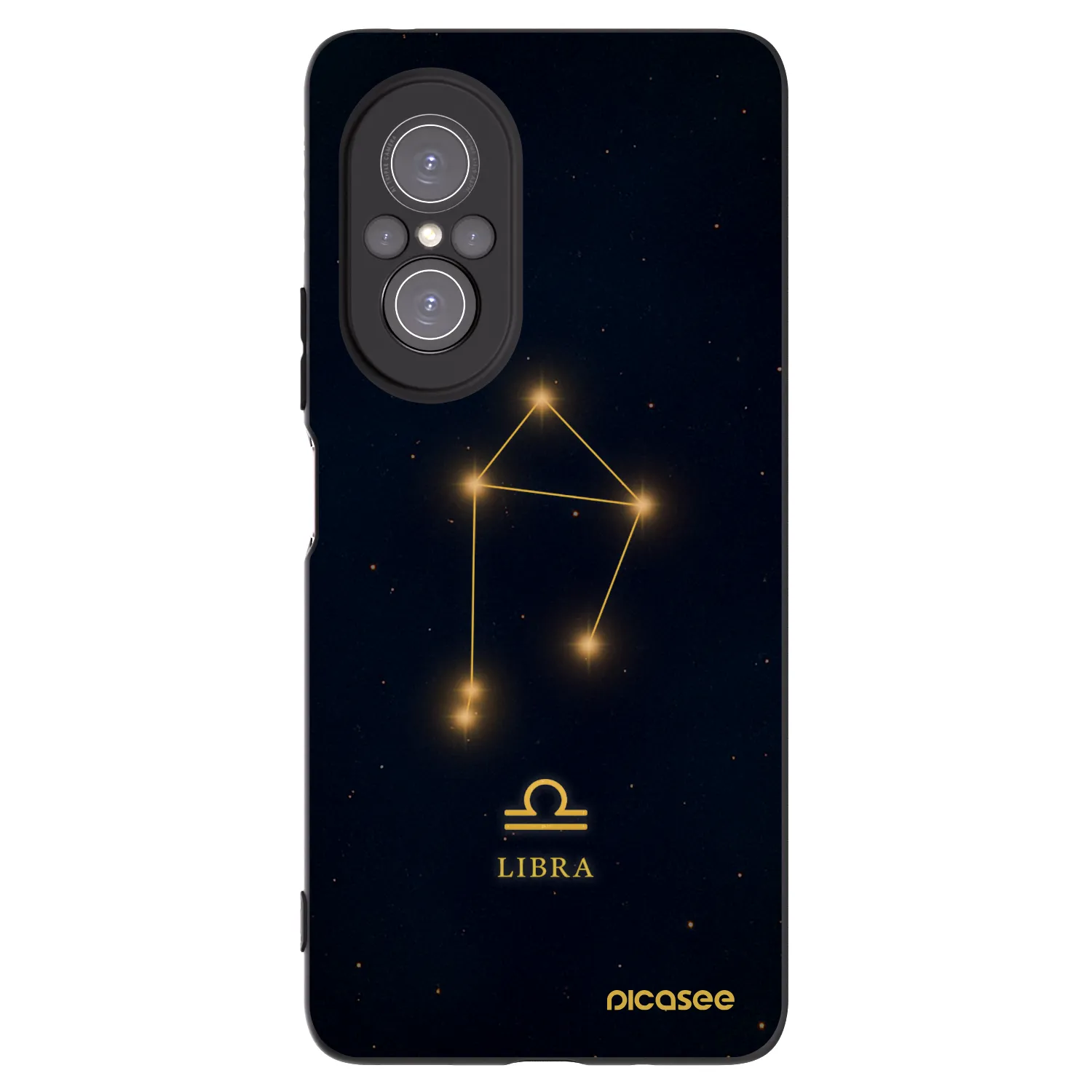 Picasee Μαύρη θήκη σιλικόνης για Huawei Nova 9 SE - LIBRA