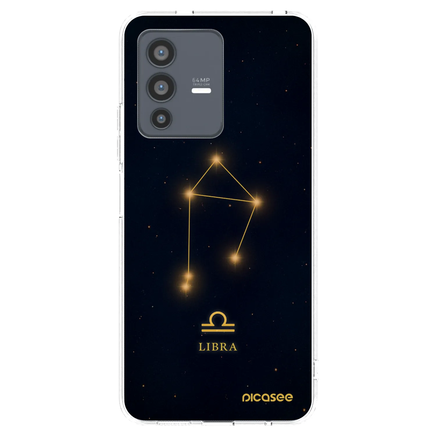 Picasee διαφανής θήκη σιλικόνης Vivo V23 5G - LIBRA