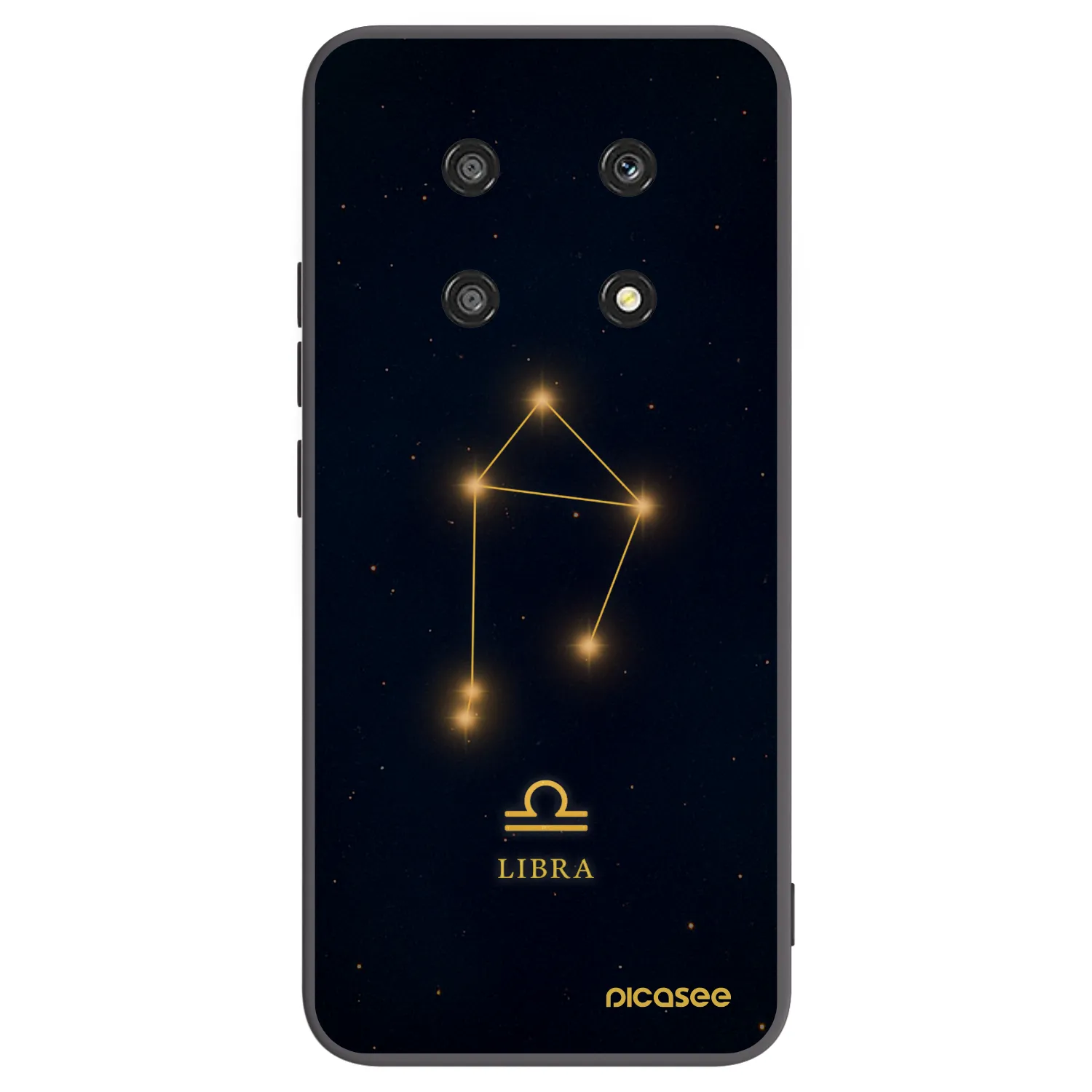 Picasee Μαύρη θήκη σιλικόνης για Honor Magic4 Lite 5G - LIBRA
