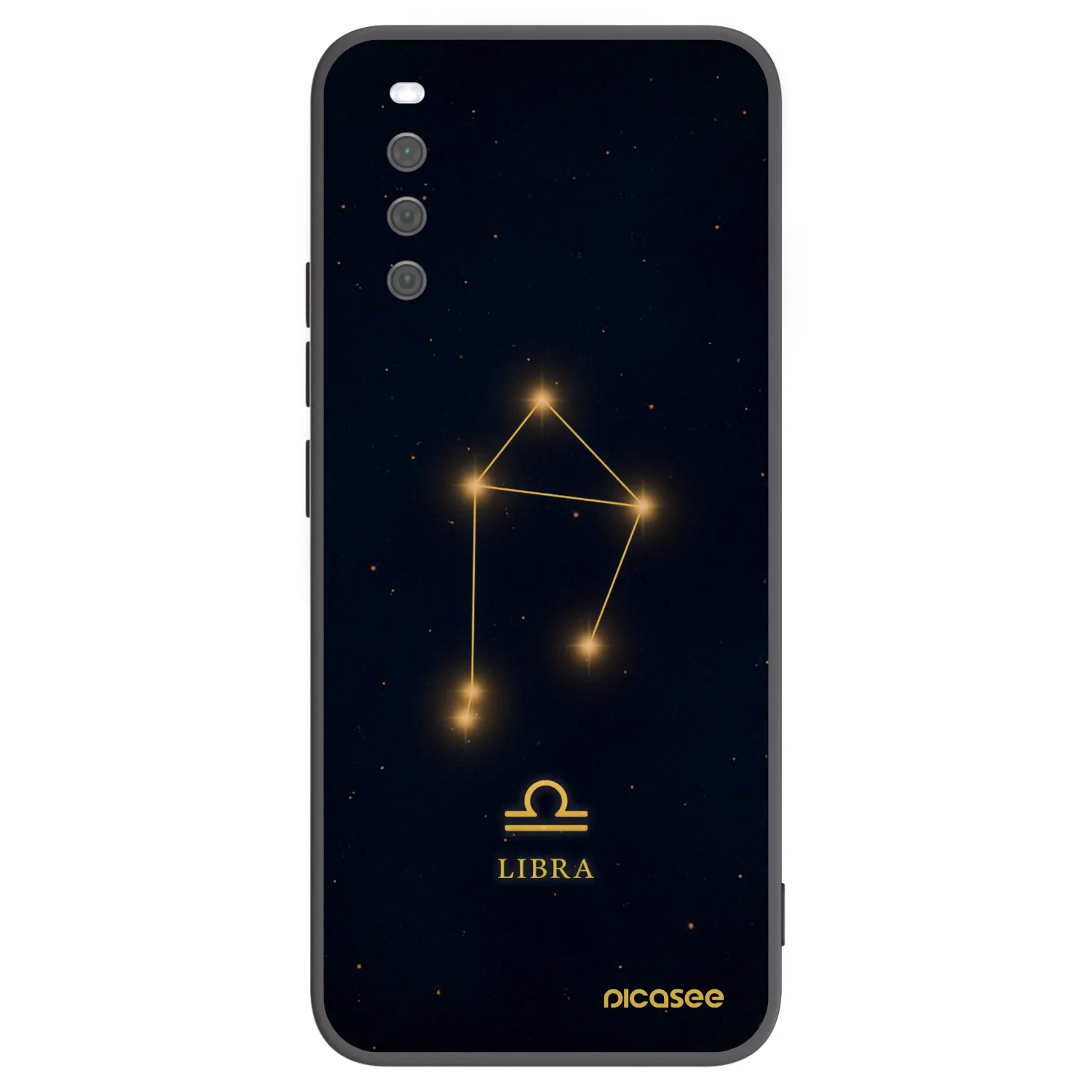 Picasee Μαύρη θήκη σιλικόνης για Sony Xperia 10 III - LIBRA
