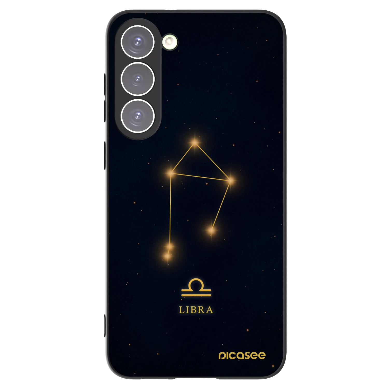 Picasee Μαύρη θήκη σιλικόνης για Samsung Galaxy S23+ 5G - LIBRA
