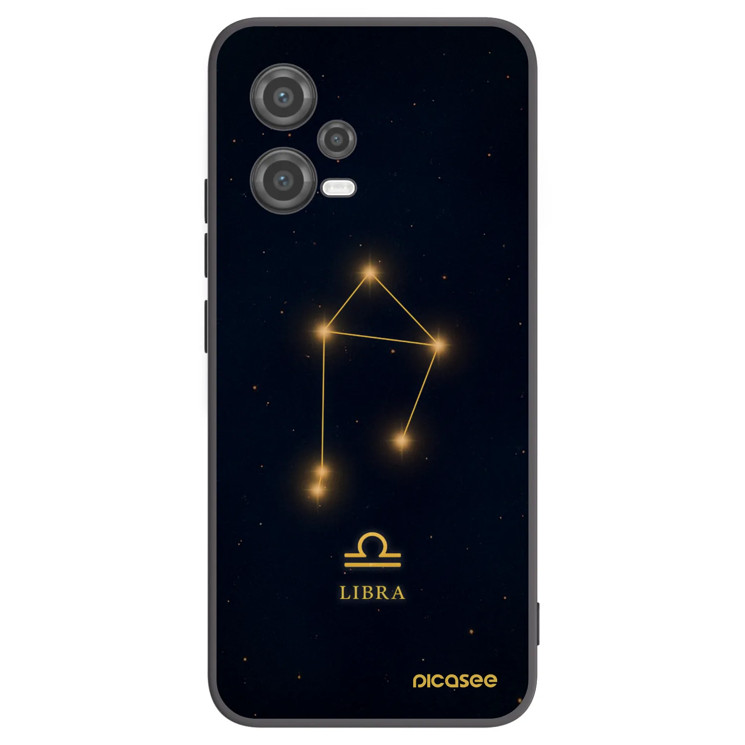 Picasee Μαύρη θήκη σιλικόνης για Xiaomi Poco X5 - LIBRA