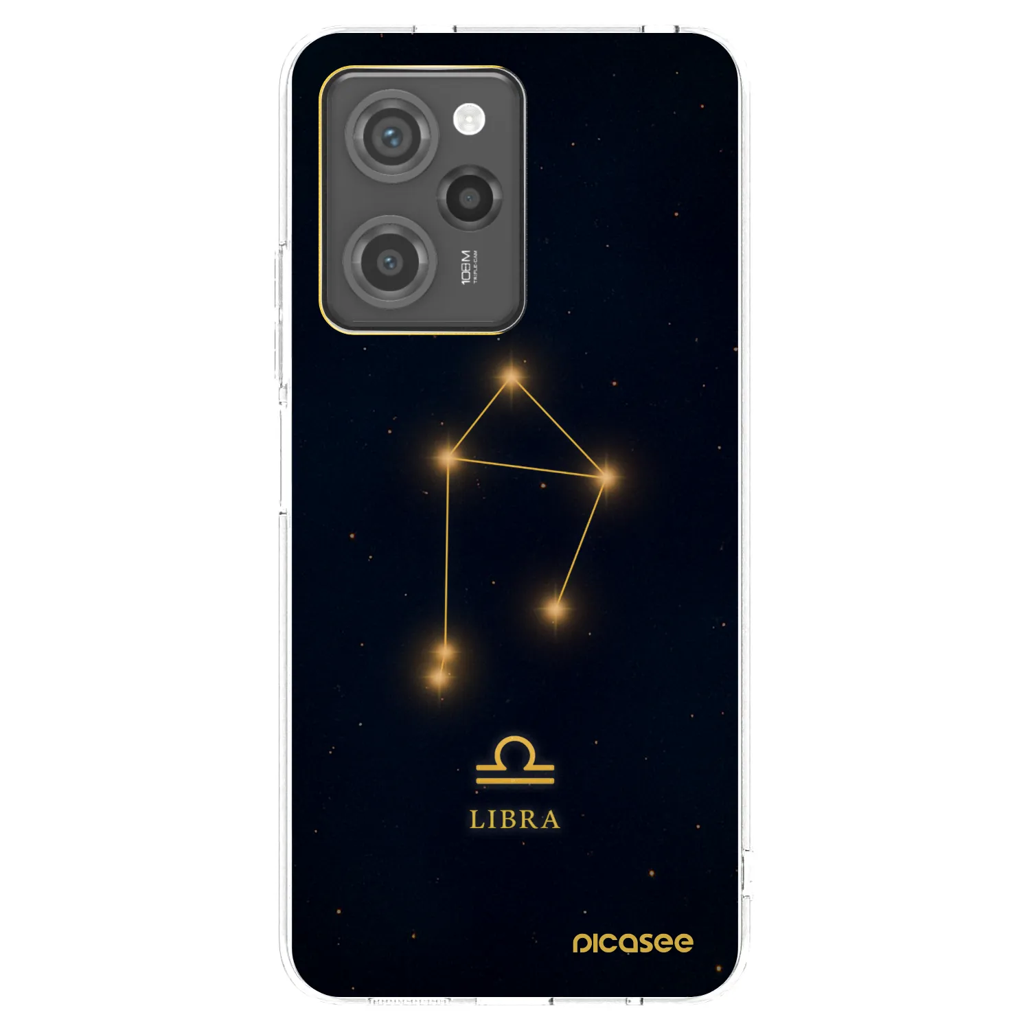 Picasee Μαύρη θήκη σιλικόνης για Xiaomi Poco X5 Pro - LIBRA