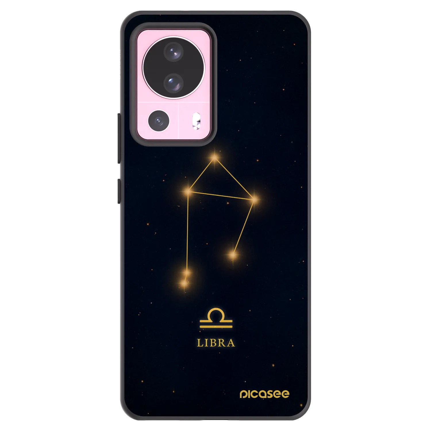 Picasee Μαύρη θήκη σιλικόνης για Xiaomi 13 Lite - LIBRA