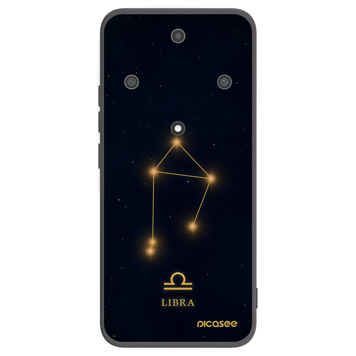 Picasee Μαύρη θήκη σιλικόνης για Honor Magic5 Lite 5G - LIBRA