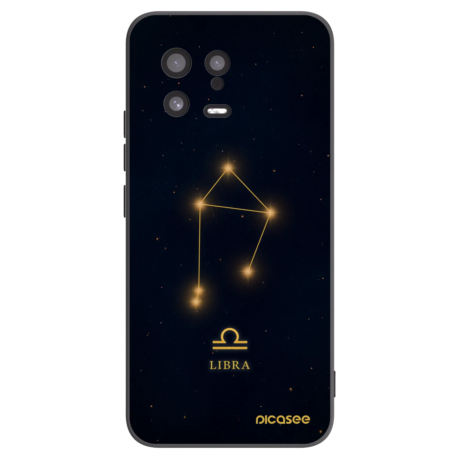 Picasee Μαύρη θήκη σιλικόνης για Xiaomi 13 - LIBRA