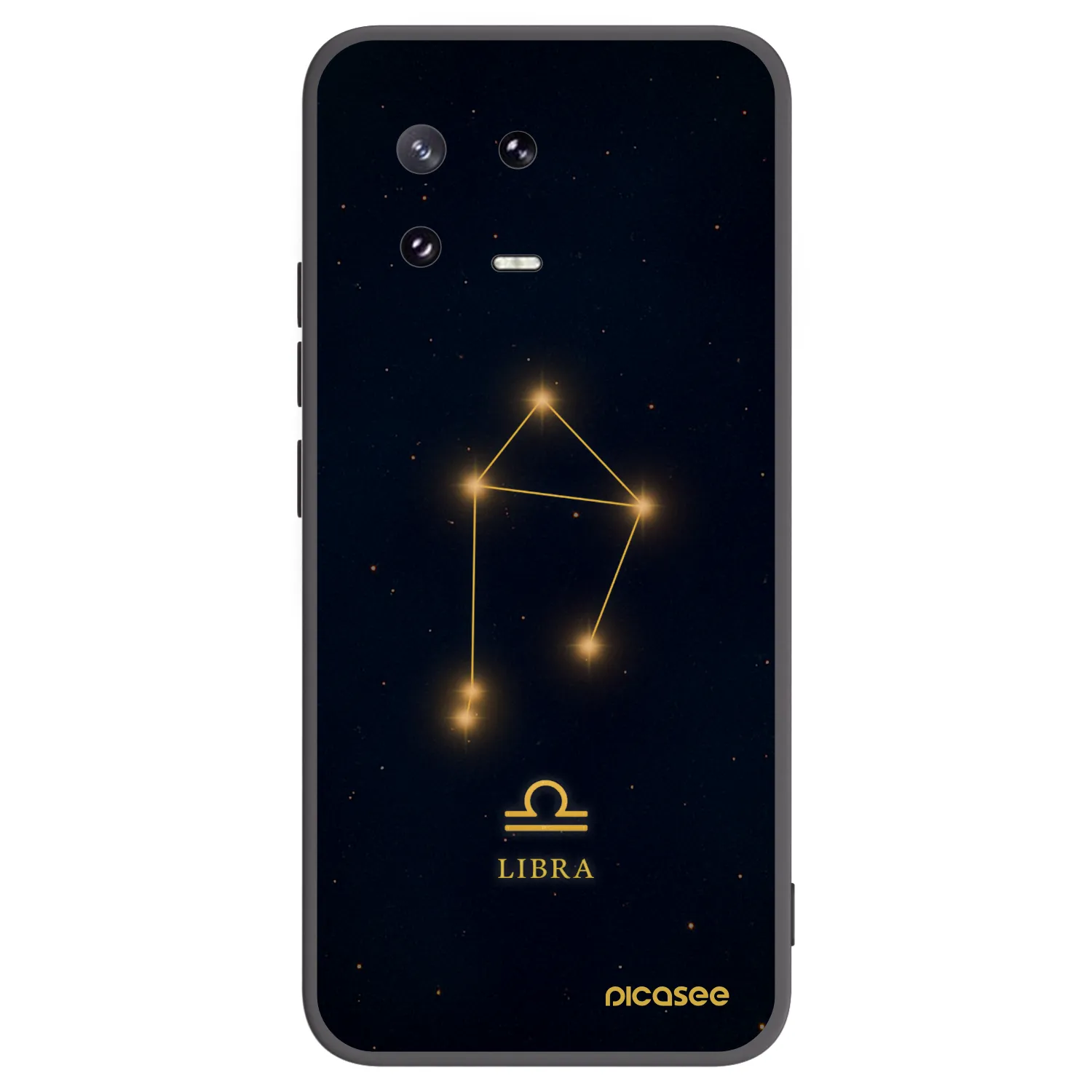 Picasee Μαύρη θήκη σιλικόνης για Xiaomi 13 Pro - LIBRA