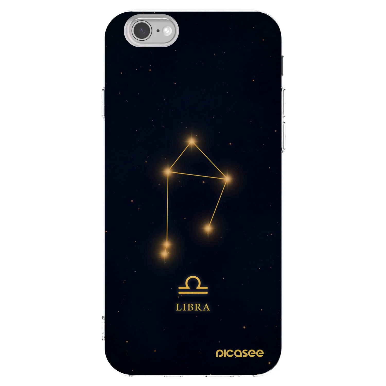 Picasee διαφανής θήκη σιλικόνης Apple iPhone 6/6S - LIBRA