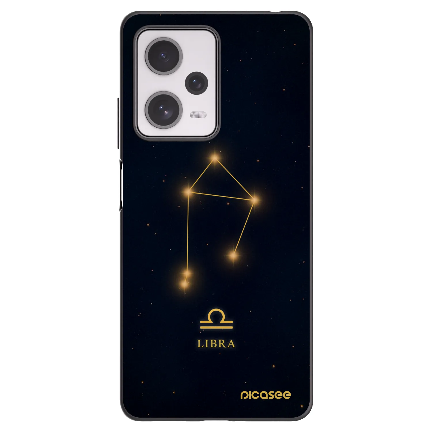 Picasee Μαύρη θήκη σιλικόνης για Xiaomi Redmi Note 12 Pro+ 5G - LIBRA