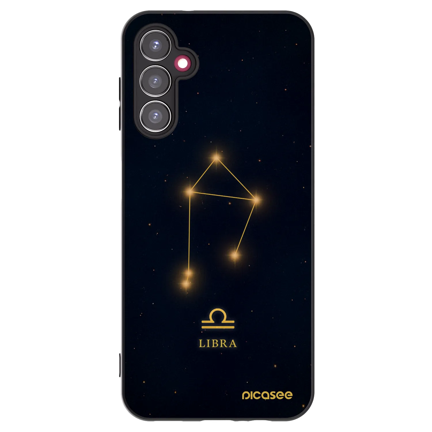 Picasee Μαύρη θήκη σιλικόνης για Samsung Galaxy A14 4G A145R - LIBRA