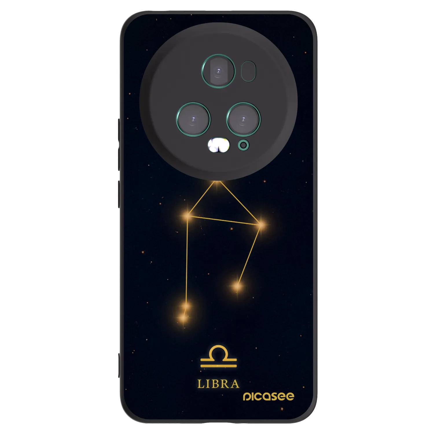 Picasee Μαύρη θήκη σιλικόνης για Honor Magic5 Pro - LIBRA