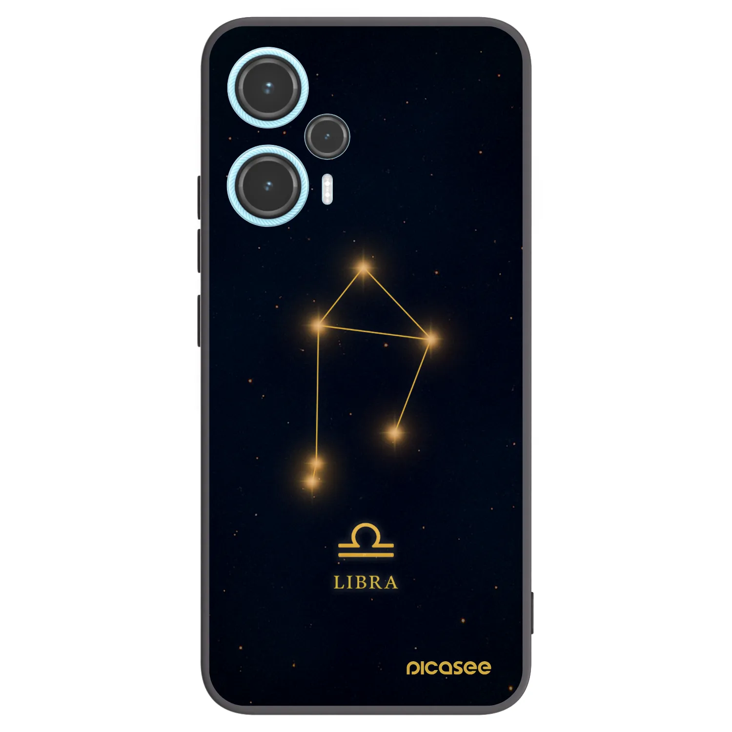 Picasee Μαύρη θήκη σιλικόνης για Xiaomi Poco F5 - LIBRA