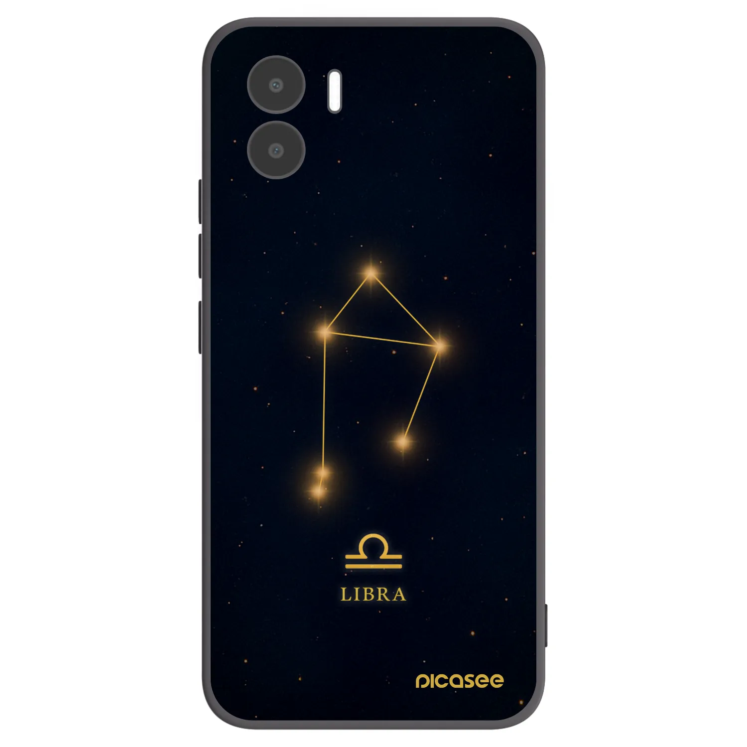Picasee Μαύρη θήκη σιλικόνης για Xiaomi Redmi A2 - LIBRA