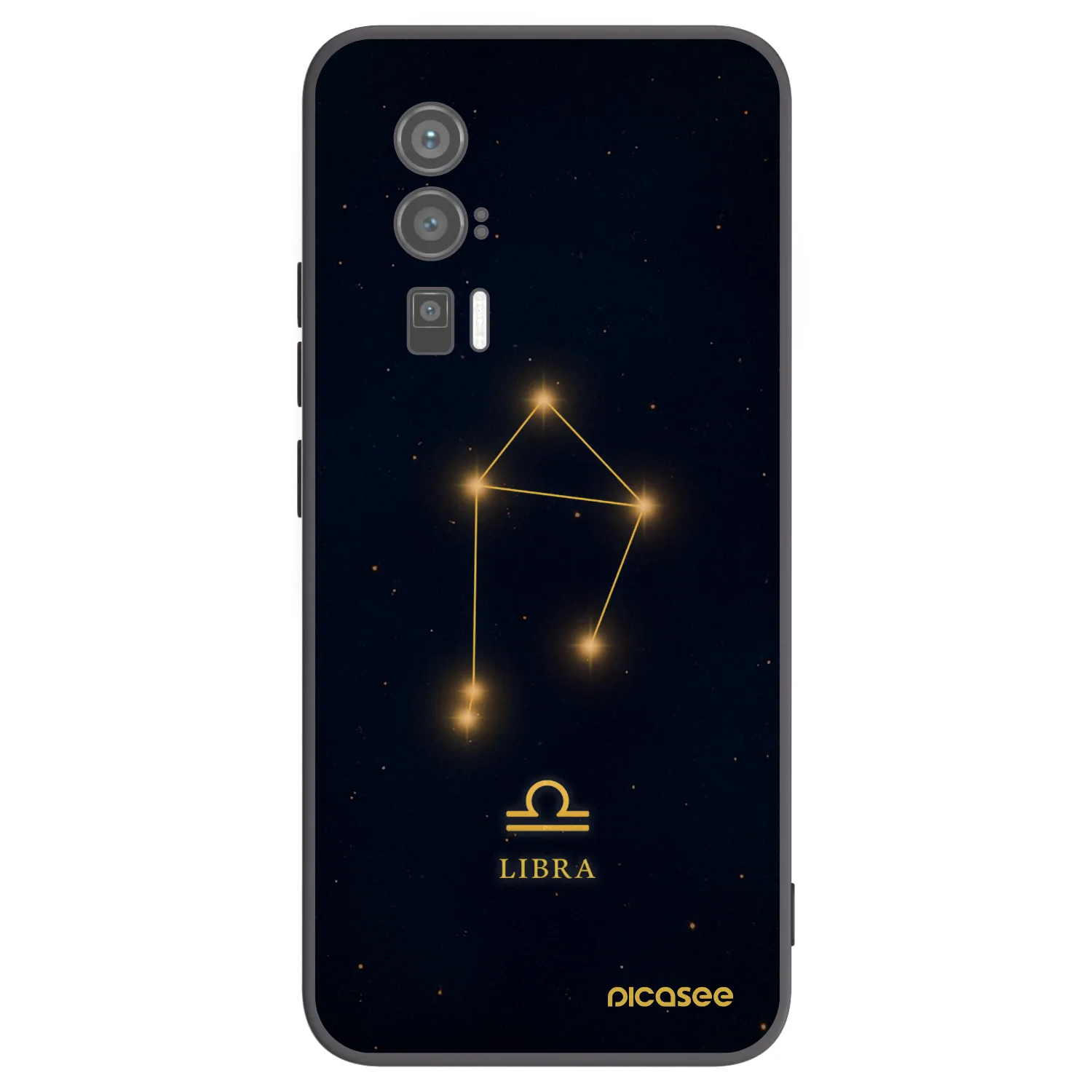 Picasee Μαύρη θήκη σιλικόνης για Xiaomi Poco F5 Pro 5G - LIBRA
