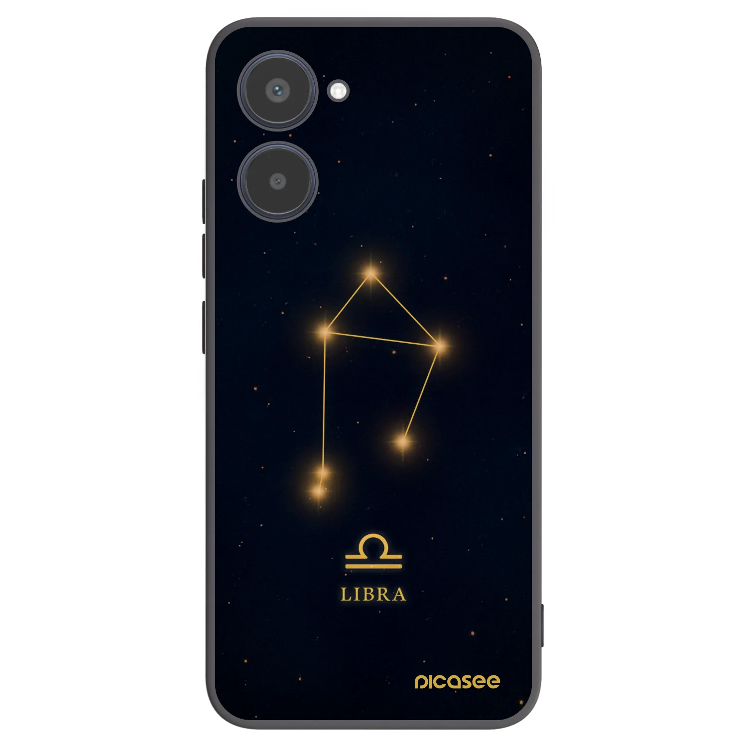 Picasee Μαύρη θήκη σιλικόνης για Realme 10 4G - LIBRA