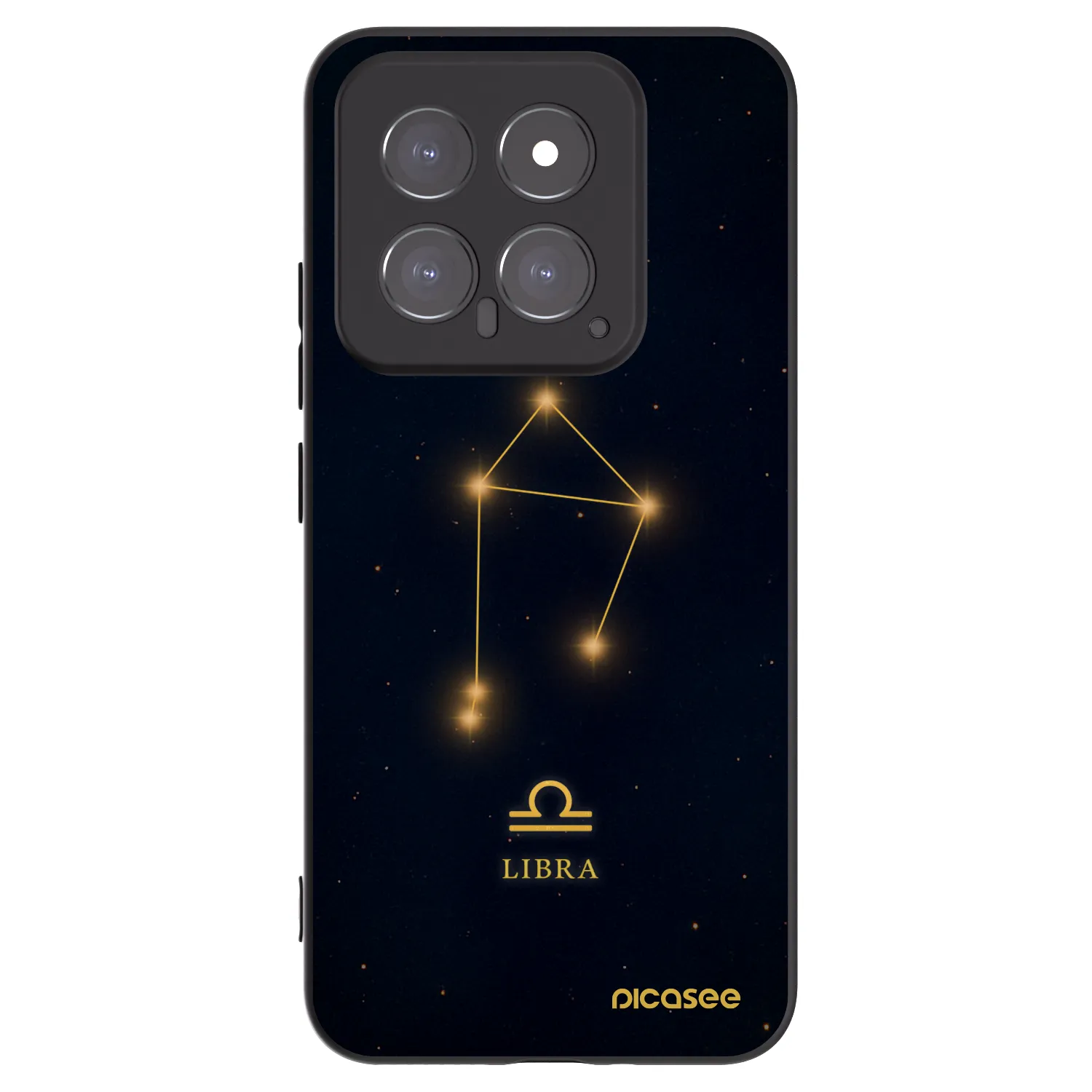 Picasee Μαύρη θήκη σιλικόνης για Xiaomi 14 - LIBRA