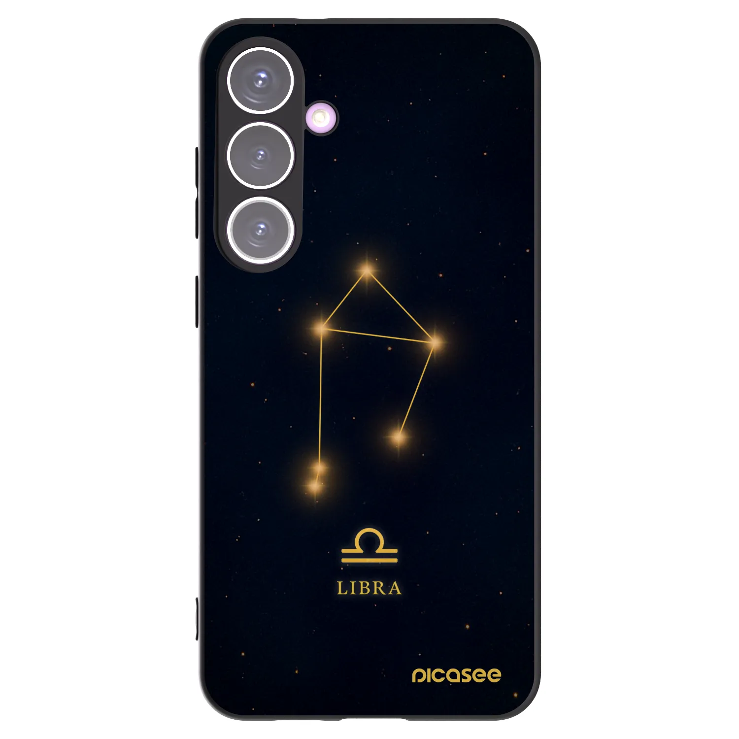 Picasee Μαύρη θήκη σιλικόνης για Samsung Galaxy S24+ S926B 5G - LIBRA
