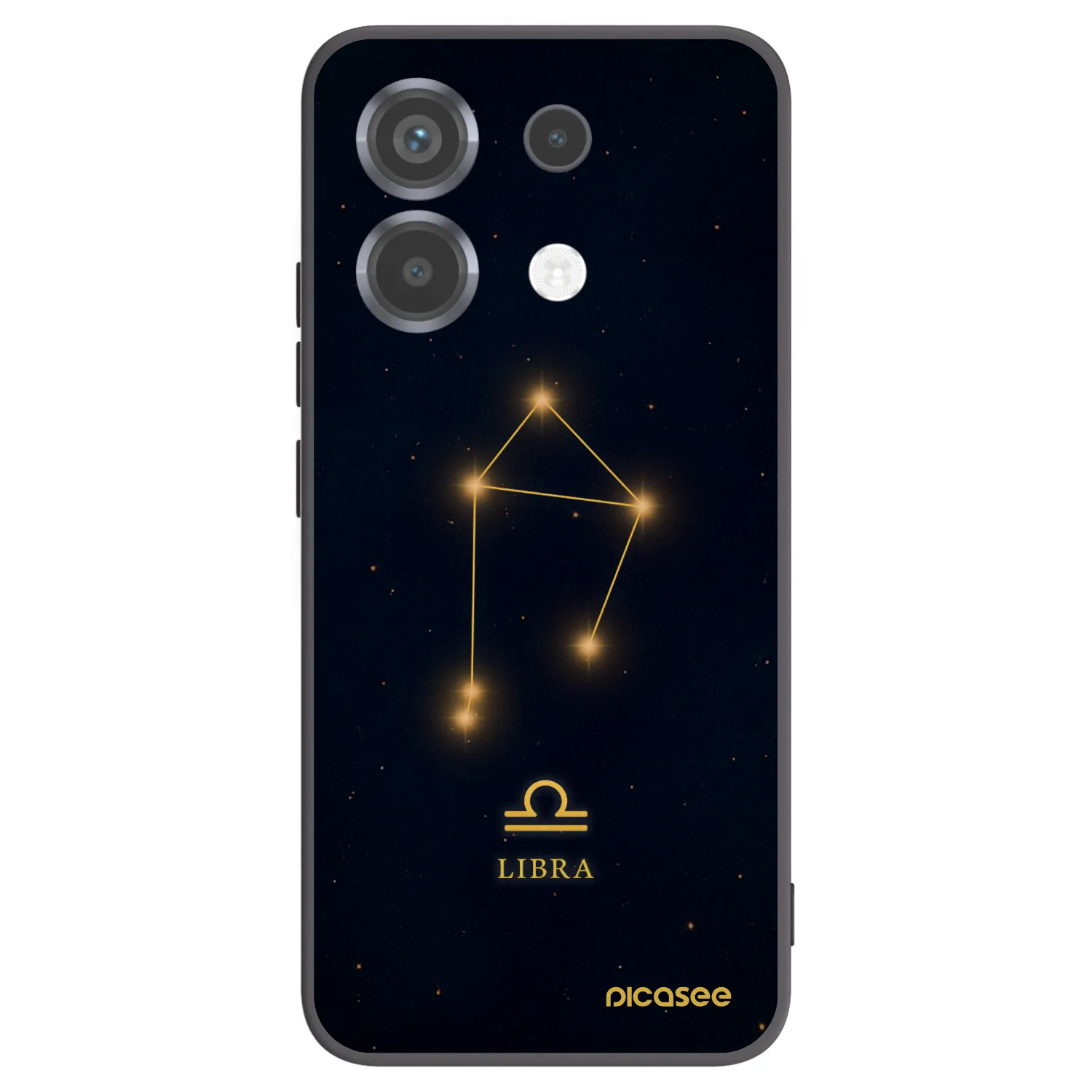 Picasee Μαύρη θήκη σιλικόνης για Xiaomi Poco X6 - LIBRA