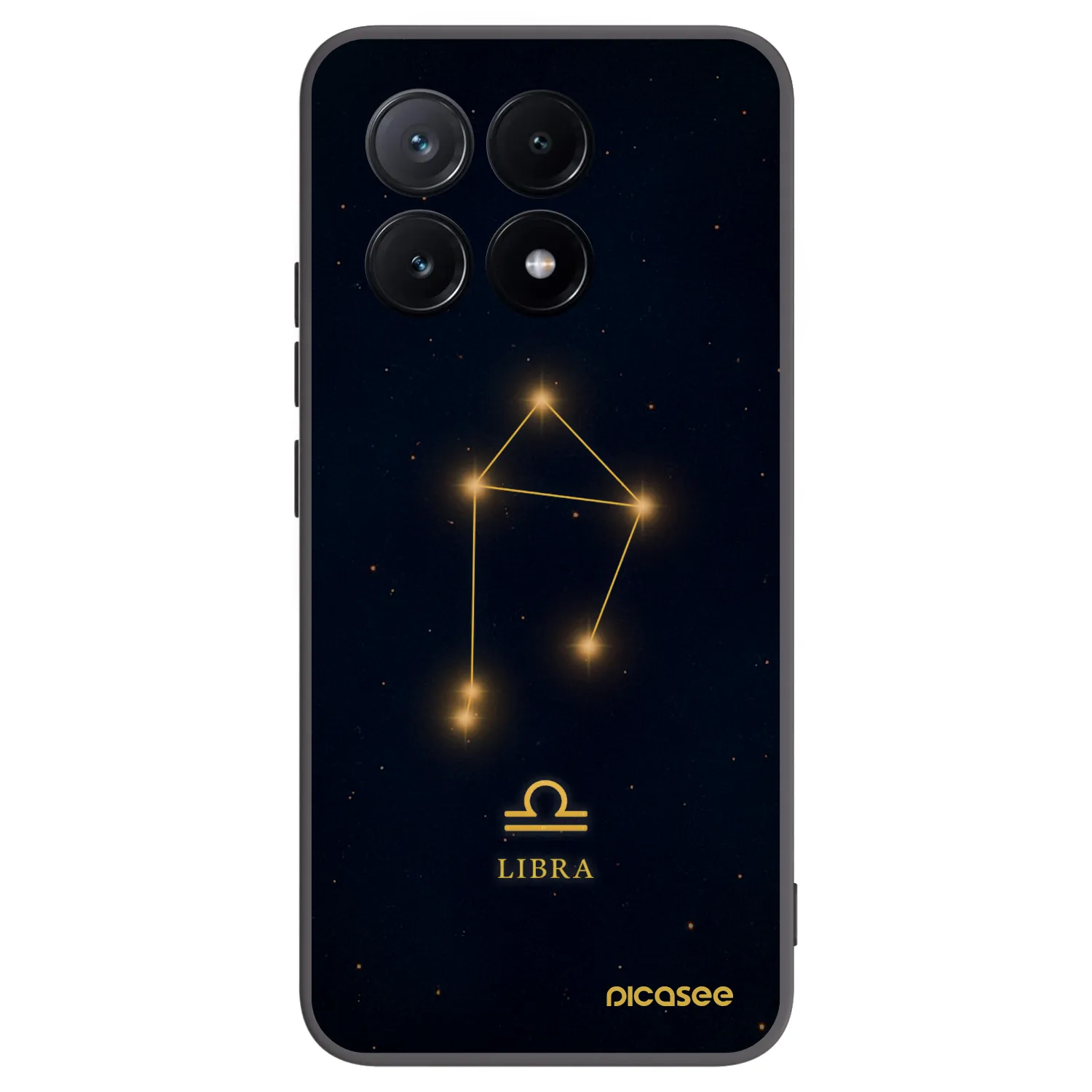 Picasee Μαύρη θήκη σιλικόνης για Xiaomi Poco X6 Pro - LIBRA