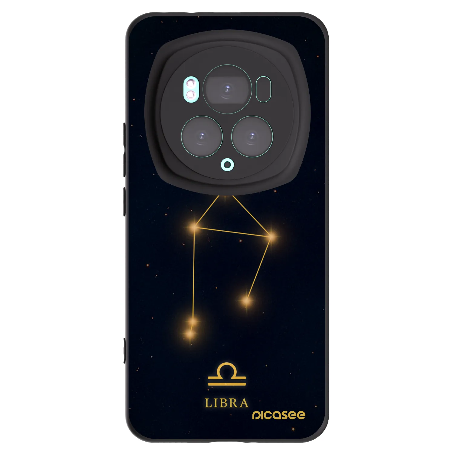 Picasee Μαύρη θήκη σιλικόνης για Honor Magic6 Pro - LIBRA