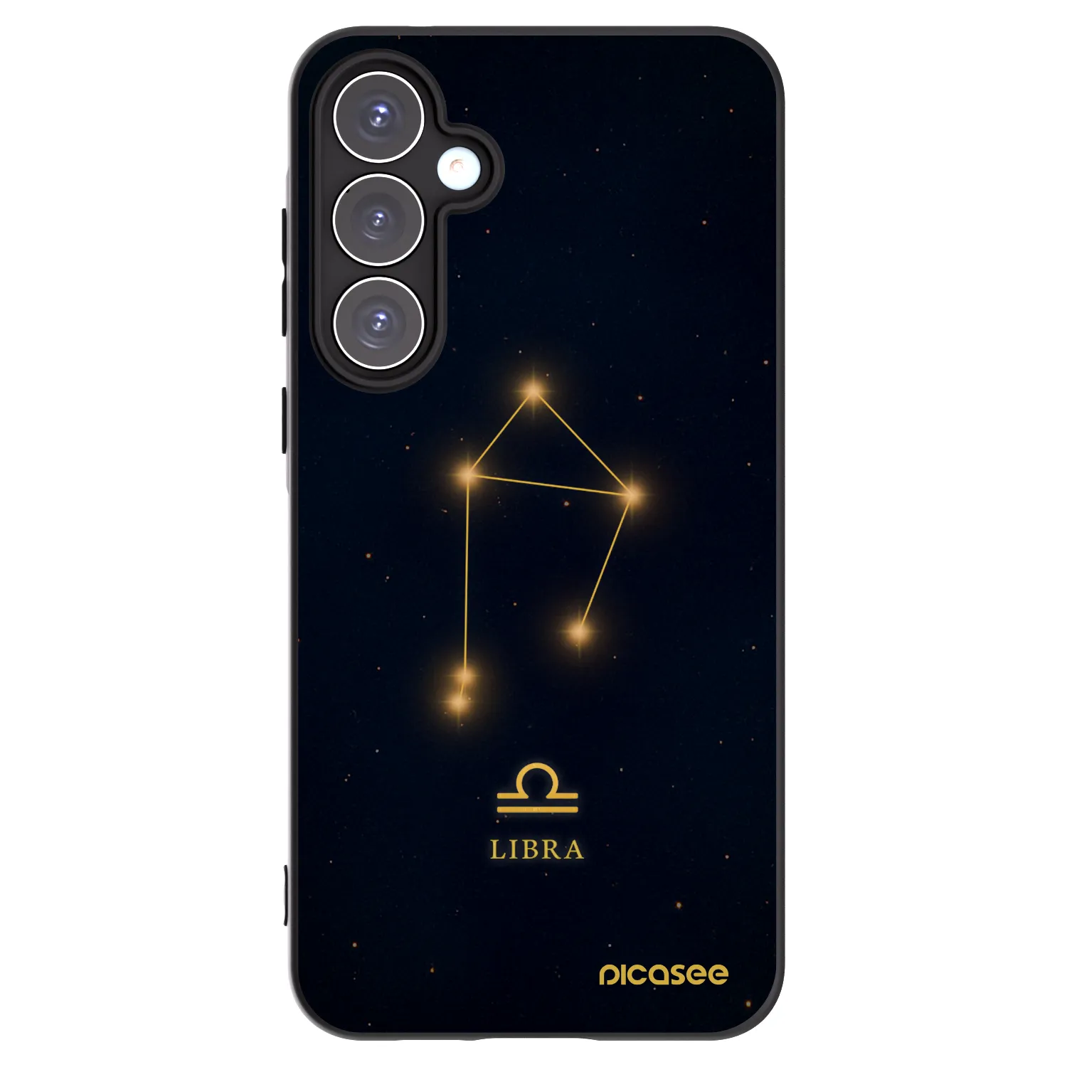 Picasee Μαύρη θήκη σιλικόνης για Samsung Galaxy A55 5G A556B - LIBRA