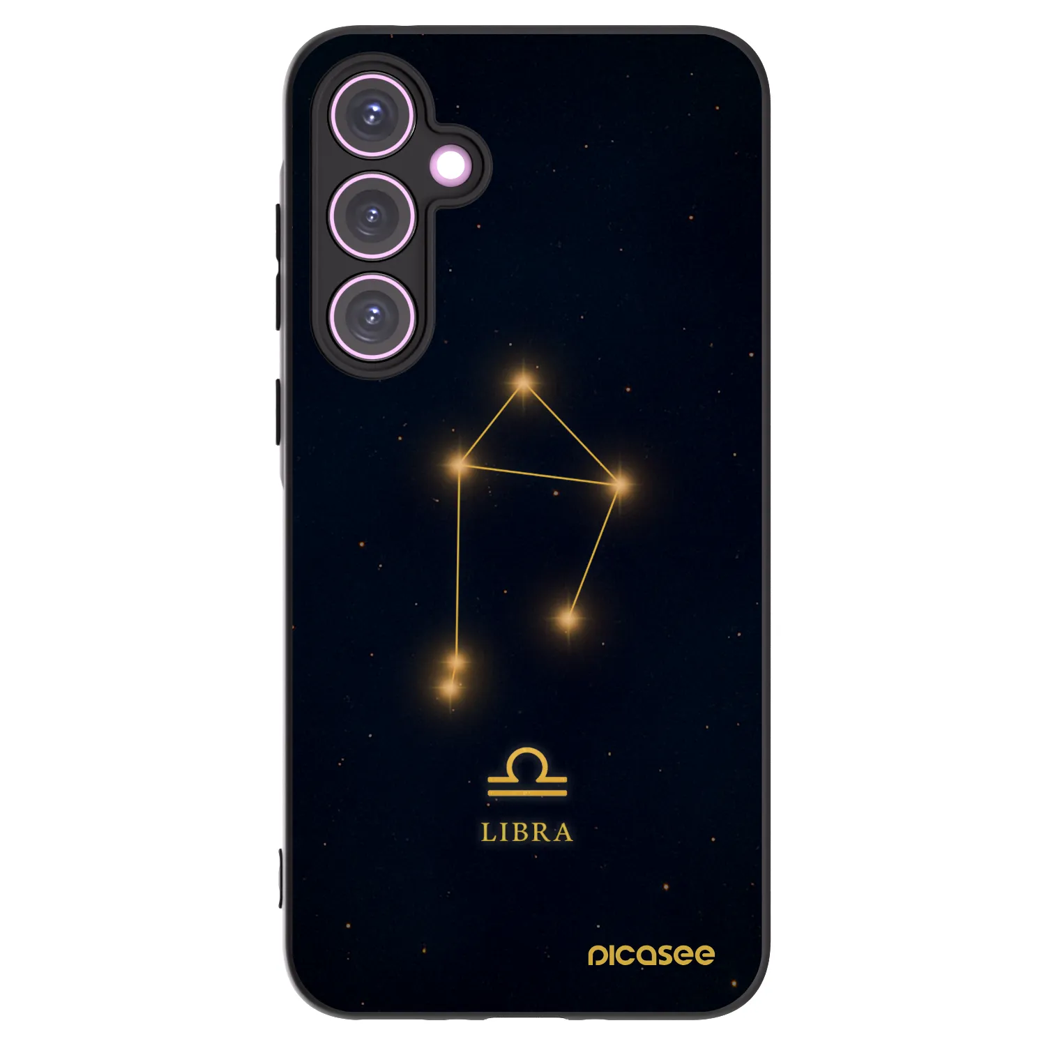 Picasee Μαύρη θήκη σιλικόνης για Samsung Galaxy A35 5G A356B - LIBRA