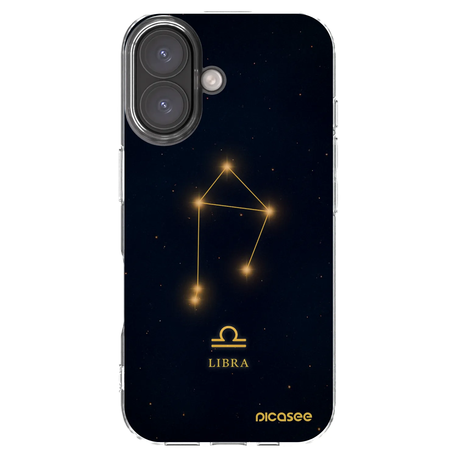 Picasee διαφανής θήκη σιλικόνης Apple iPhone 16 - LIBRA