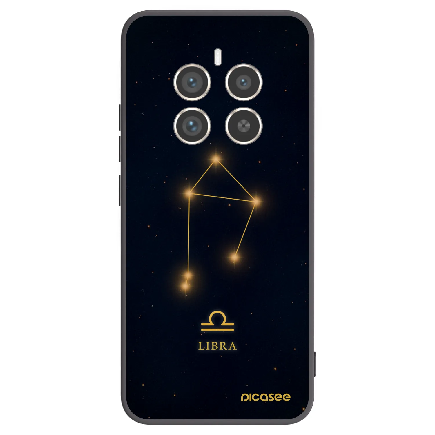 Picasee Μαύρη θήκη σιλικόνης για Realme 12 Pro 5G - LIBRA