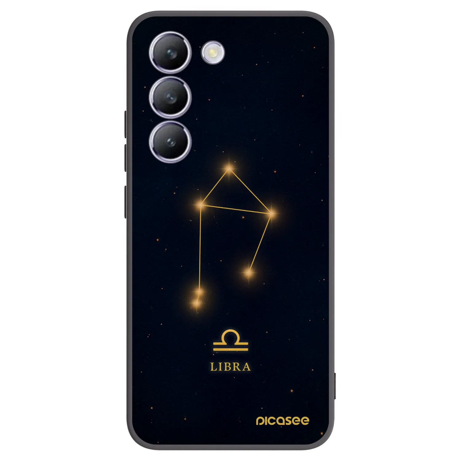 Picasee Μαύρη θήκη σιλικόνης για Vivo V40 SE 5G - LIBRA