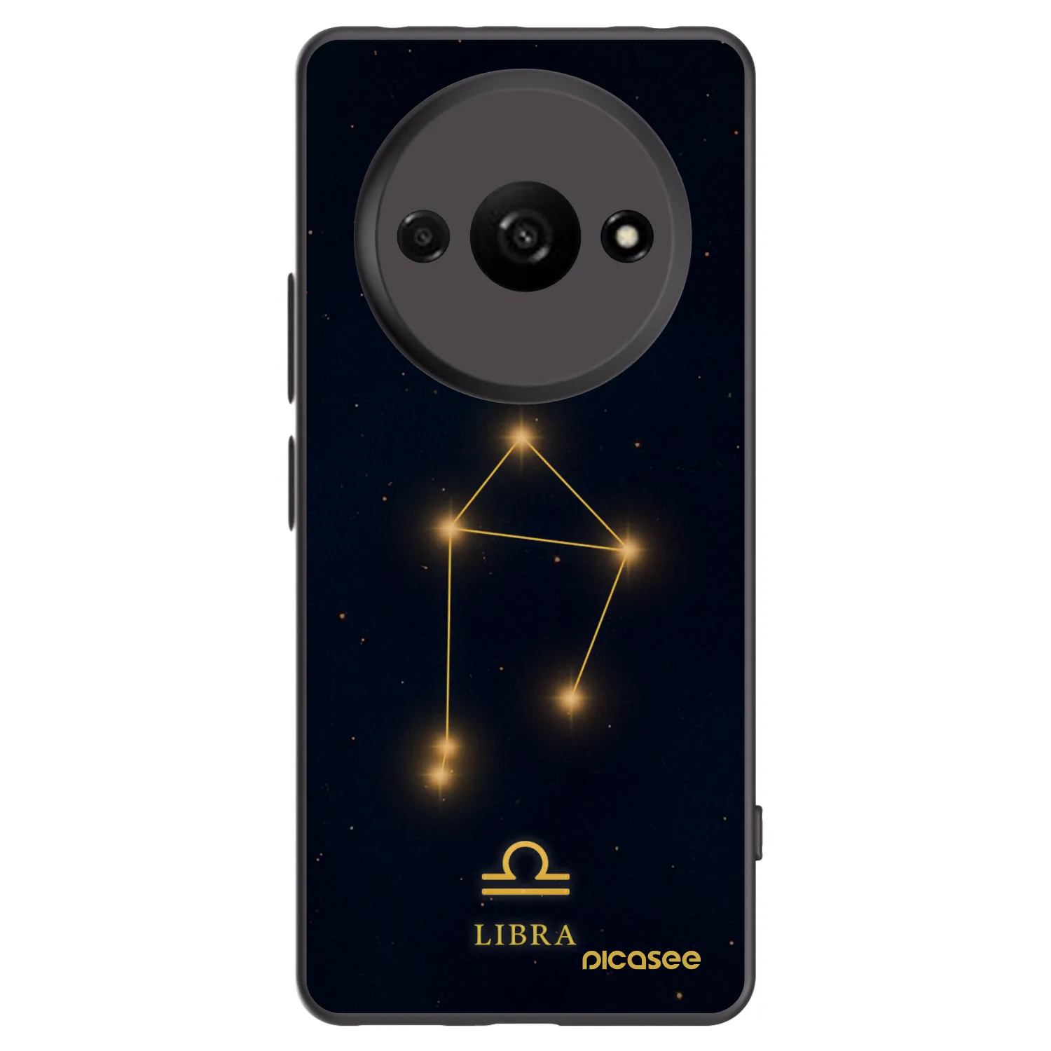 Picasee Μαύρη θήκη σιλικόνης για Xiaomi Redmi A3 - LIBRA