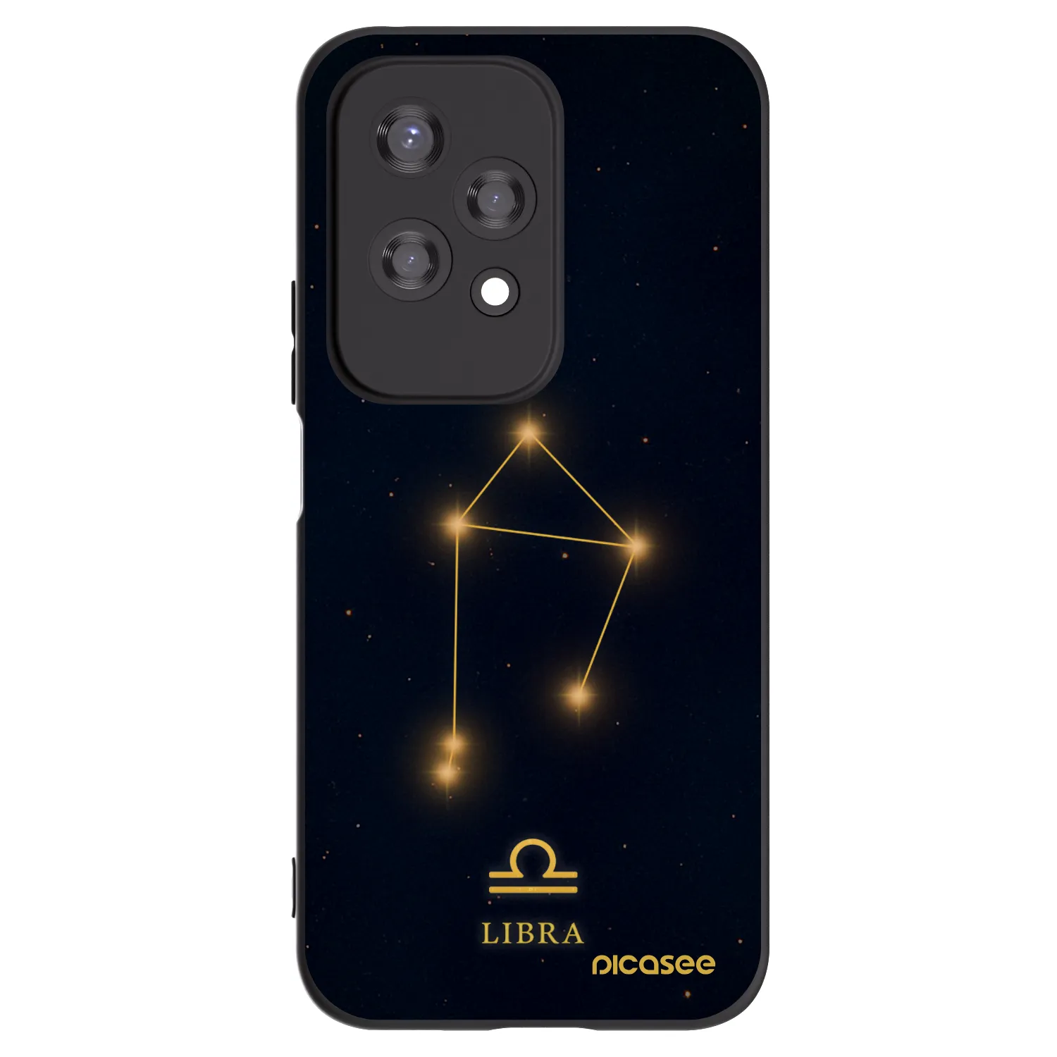 Picasee Μαύρη θήκη σιλικόνης για Honor 200 Lite - LIBRA