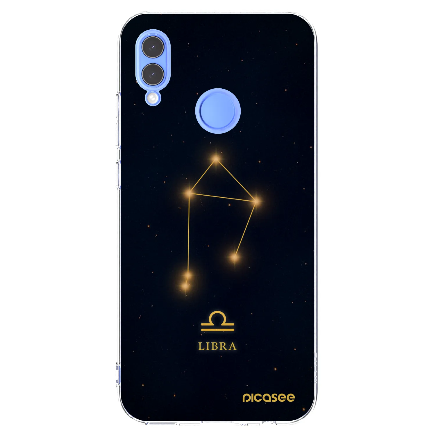 Picasee διαφανής θήκη σιλικόνης Honor 10 Lite - LIBRA