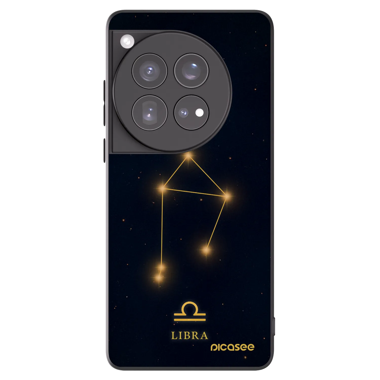 Picasee Μαύρη θήκη σιλικόνης για OnePlus 12 5G - LIBRA