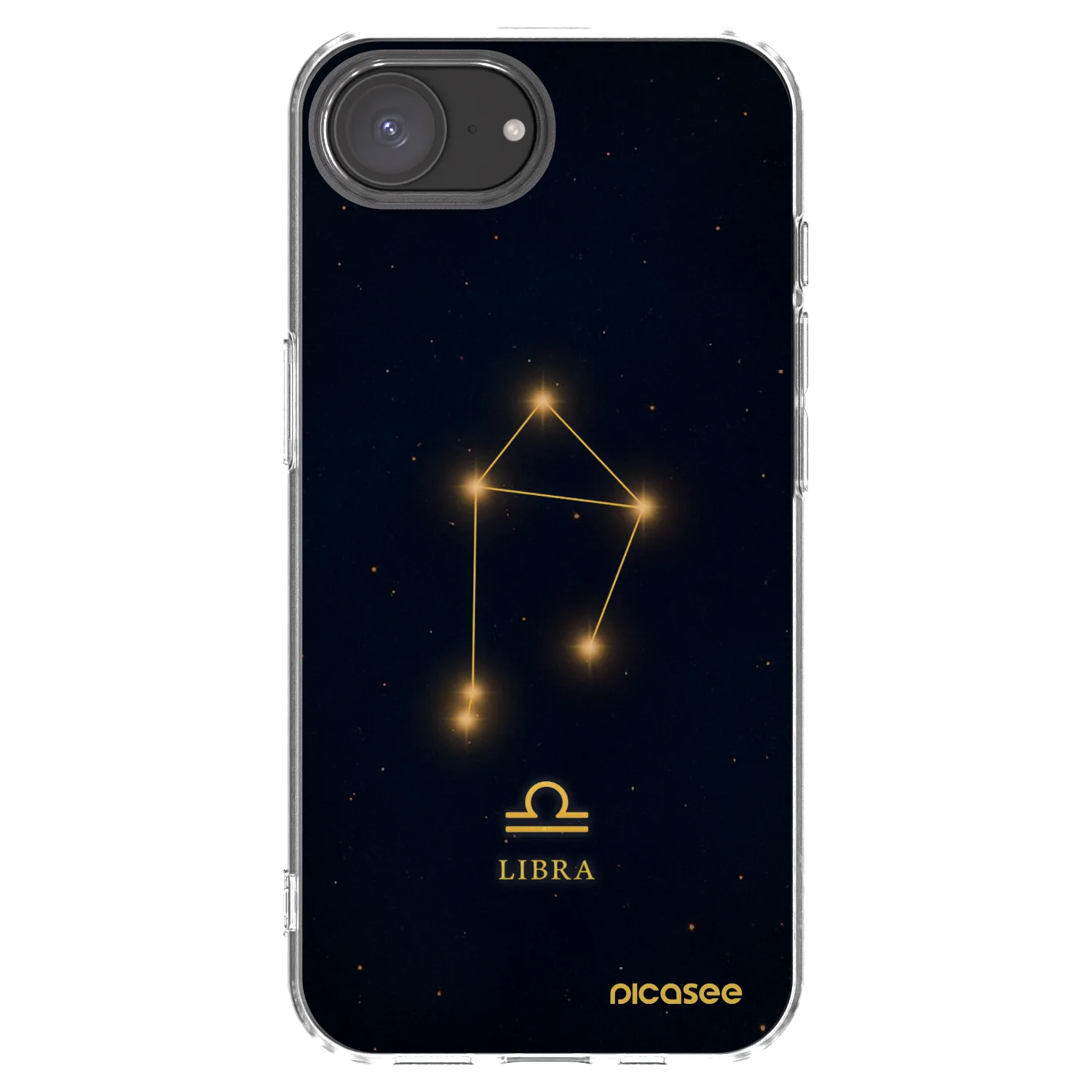 Picasee διαφανής θήκη σιλικόνης Apple iPhone 16e - LIBRA